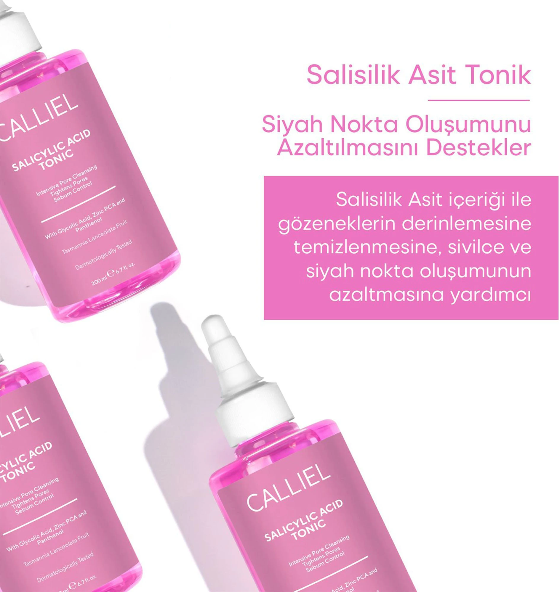 Sivilce Ve Siyah Nokta Karşıtı Arındırıcı Salisilik Asit Tonik 200 Ml 3