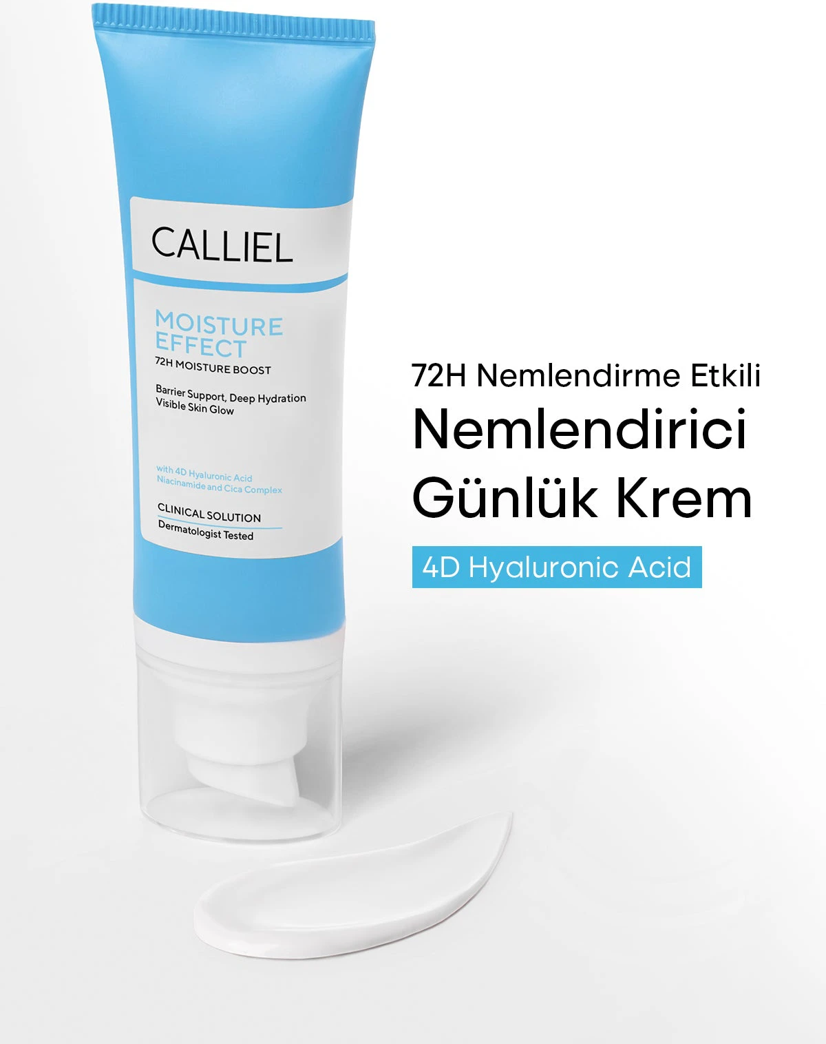 72 Saat Yoğun Nemlendirme Etikili, 20SPF, 4D Hyaluronic Acid ve Cica Complex, Bariyer Destekleyici Nemlendirici 90 ML 3