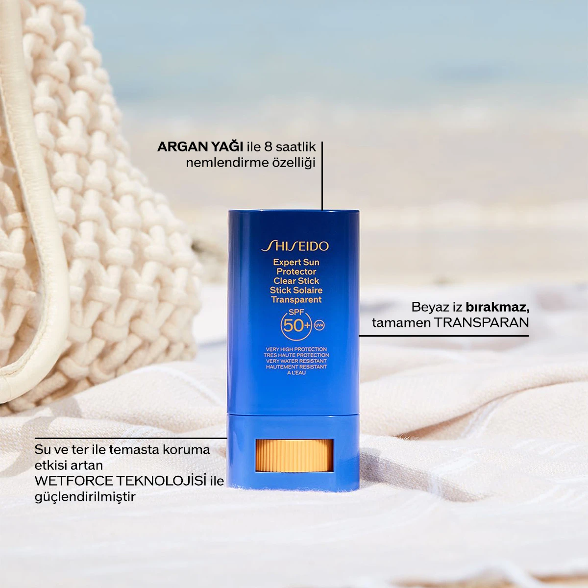 Shiseido Expert Sun Protector Clear Stick SPF50+ Güneş Kremi 2