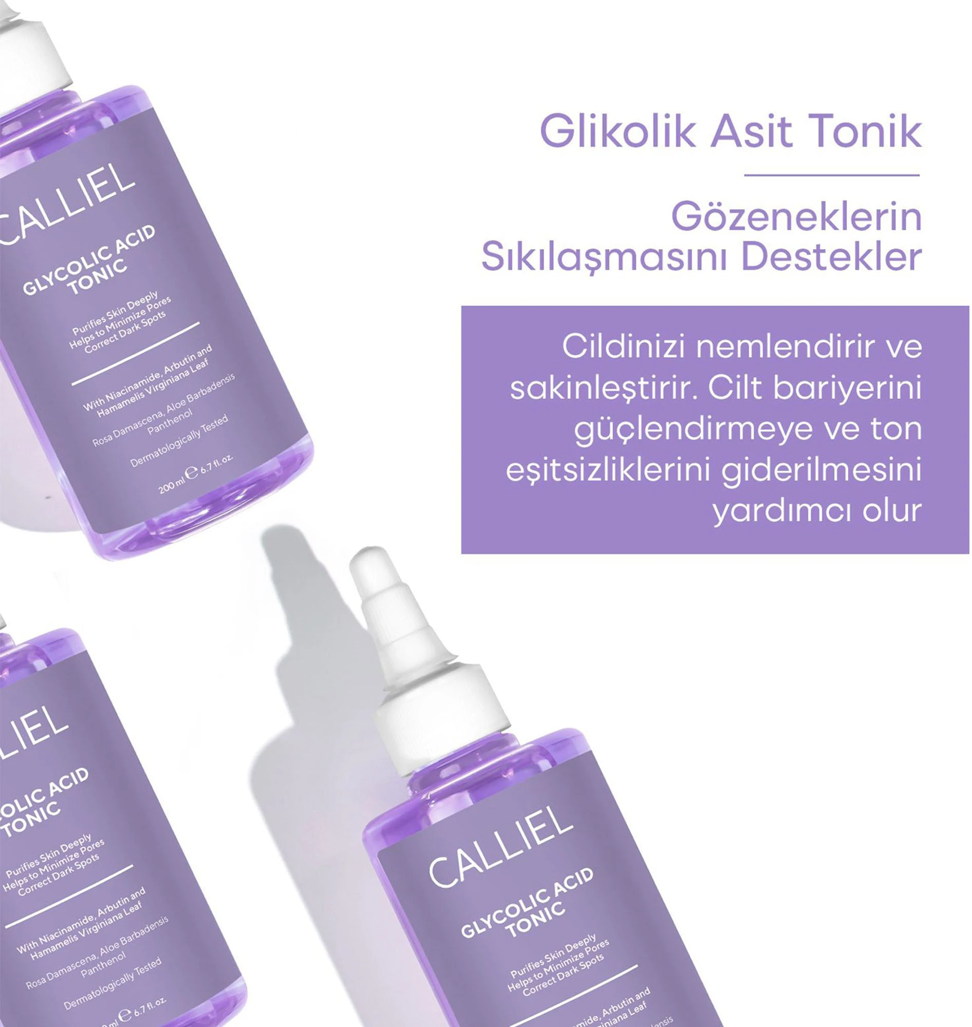 Leke Karşıtı Gözenek Sıkılaştırıcı Glikolik Asit Tonik 200 Ml 3