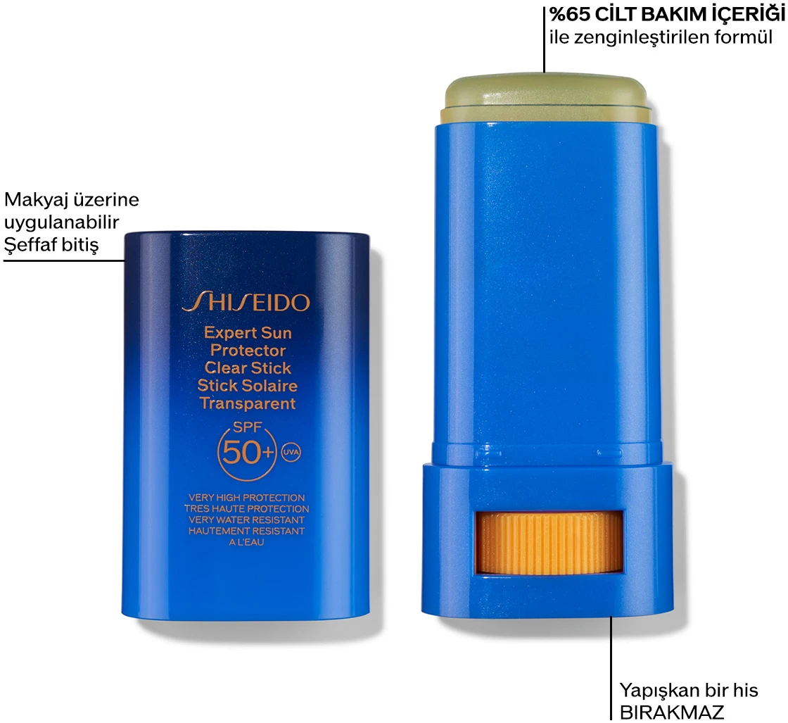 Shiseido Expert Sun Protector Clear Stick SPF50+ Güneş Kremi 4