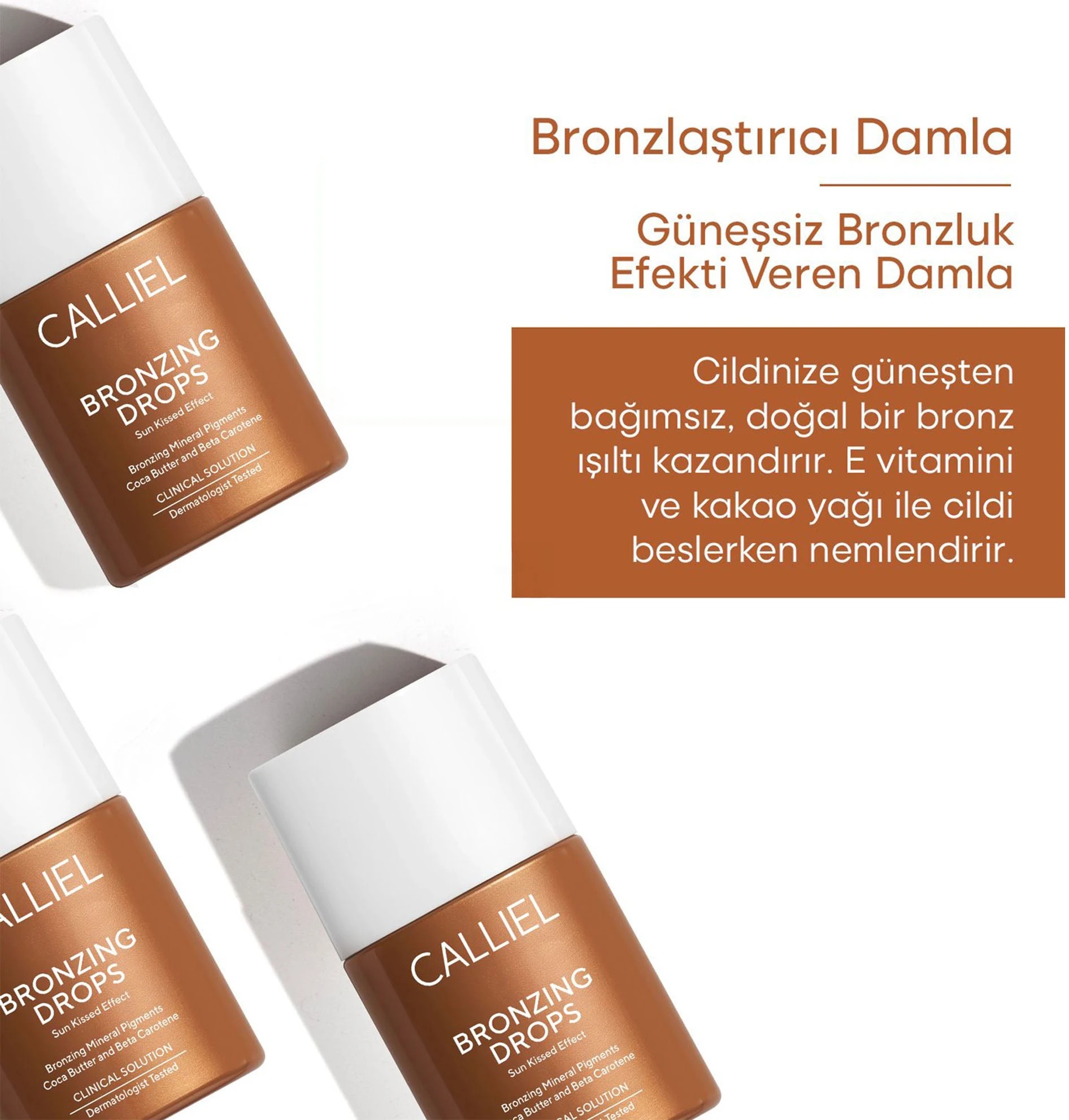 Işıltı Verici Yoğun Bronzluk Efekti Veren Güneşsiz Bronzlaştırıcı Damla 32 Ml 3