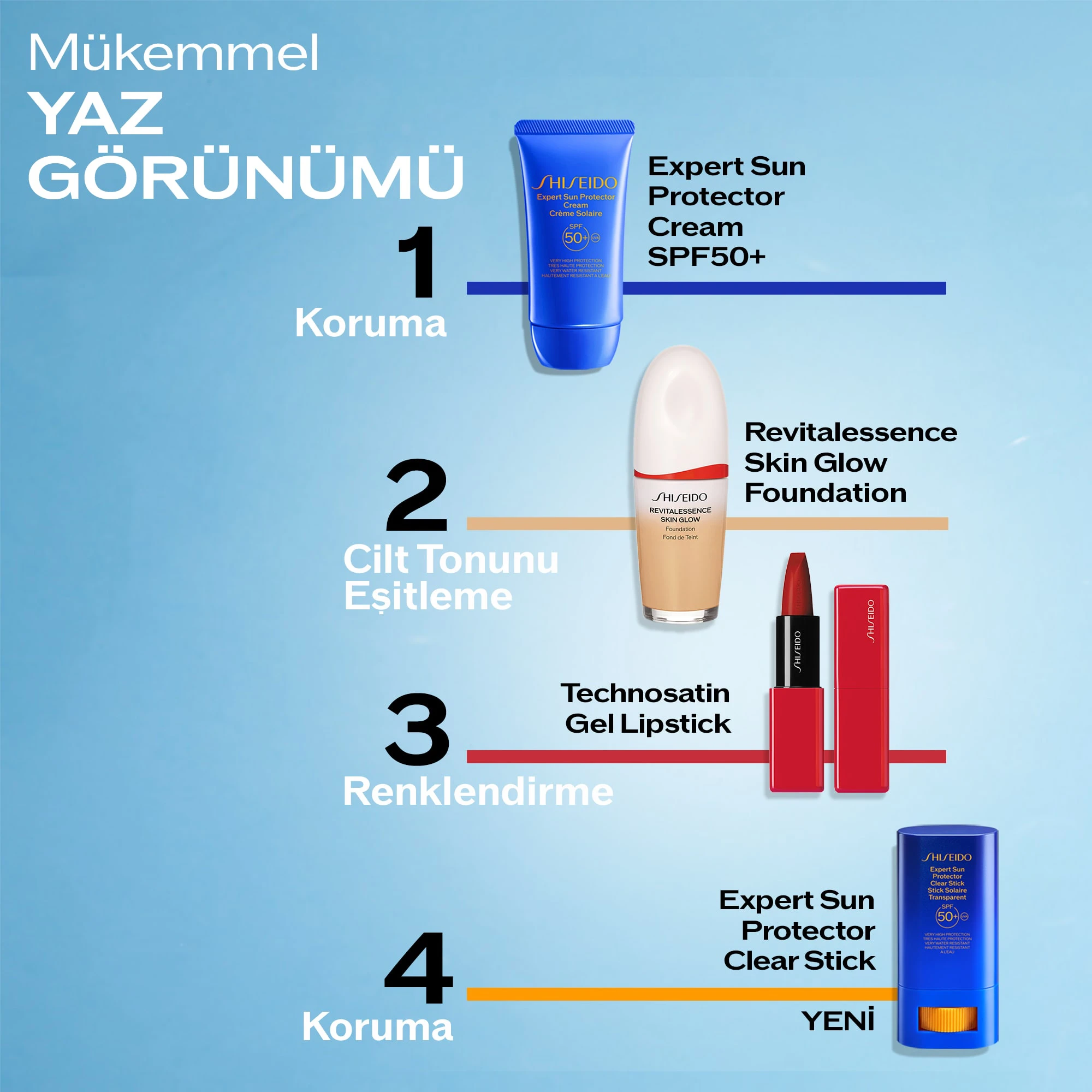 Shiseido Expert Sun Protector Clear Stick SPF50+ Güneş Kremi 9