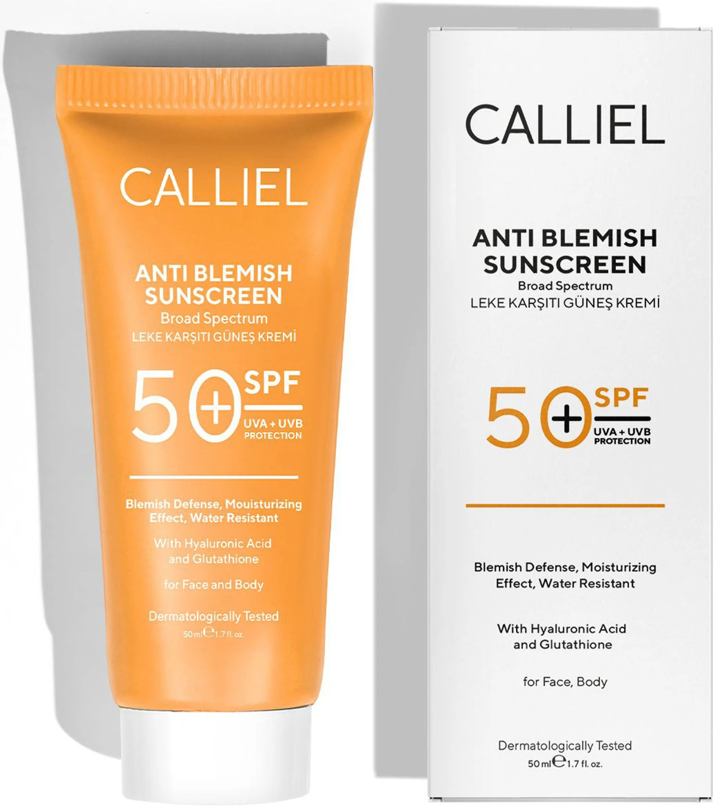 Leke Karşıtı Tüm Ciltler İçin Yüksek Korumalı 50 SPF Güneş Kremi Glutatyon Etkili 50 ML 7