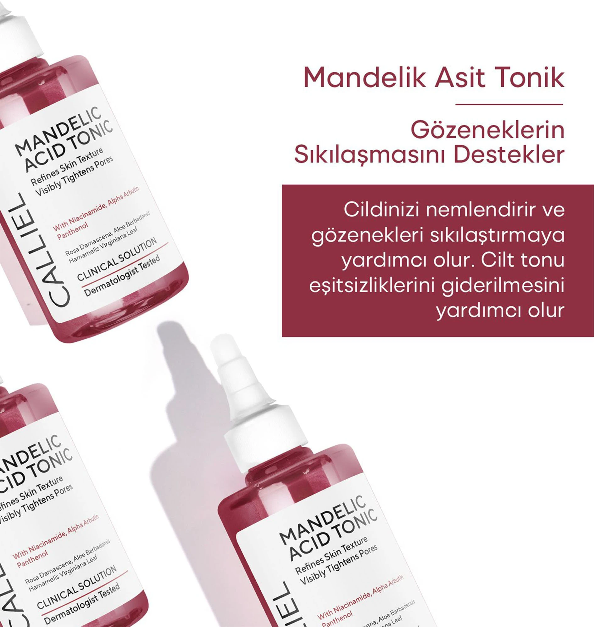 Ton Eşitleyici Gözenek Sıkılaştırıcı Mandelik Asit Tonik 200 Ml 3